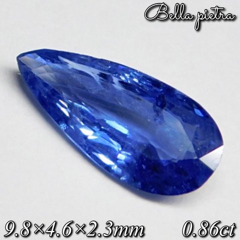 0.86ct★天然ブルーサファイア マダガスカル産 コランダム ルース ペアシェイプカット パワーストーン Sapphire 裸石 宝石 天然石 13