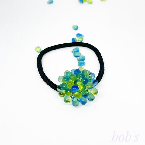 beads  hair gom*mix ﾍﾟﾘﾄﾞｯﾄ blue 