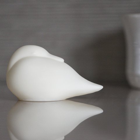 古代ロマンのランプ "眠る水鳥" - 3DプリントのLEDキャンドルカバー