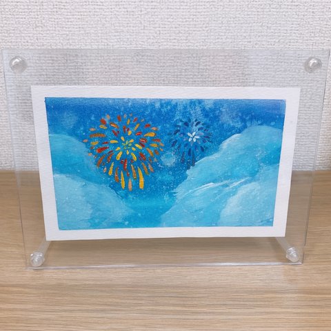 「あの夏に見た景色」アクリル原画 * アートパネル