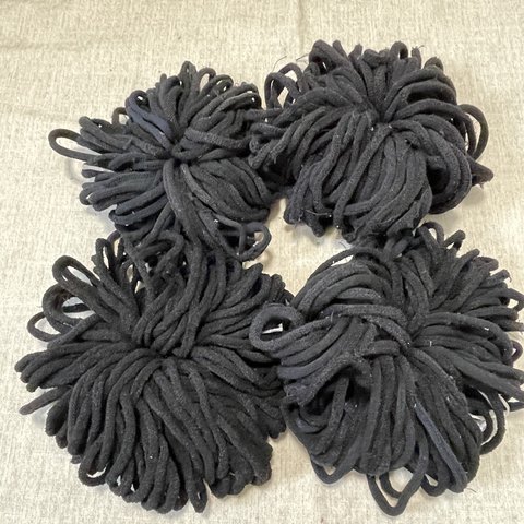 【編み物素材】91 靴下の輪っか　簡単編み物素材　手作りマスク用のゴムとしてもご使用いただけます。