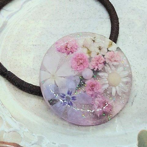 ~レジン♡可愛いお花♡ヘアゴム〜