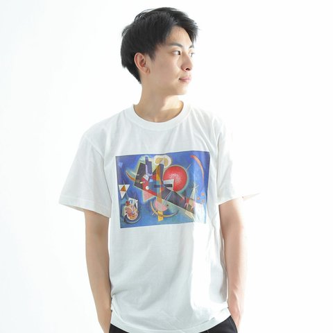 ワシリー・カンディンスキー 「青の中に」半袖Tシャツ