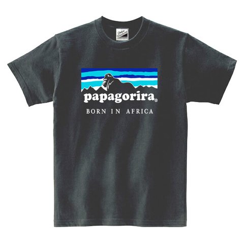 ［papagorira］パパゴリラ  半袖Tシャツ  