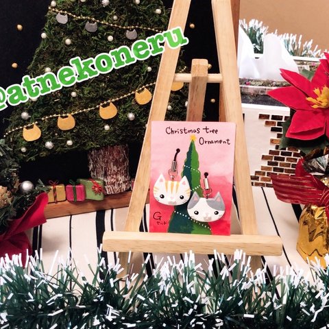 猫のクリスマスツリーオーナメント🎄【Gセット】