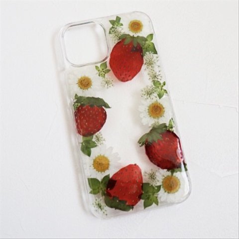 押し花ケース 押し花スマホケース 押し花iPhoneケース 押し花