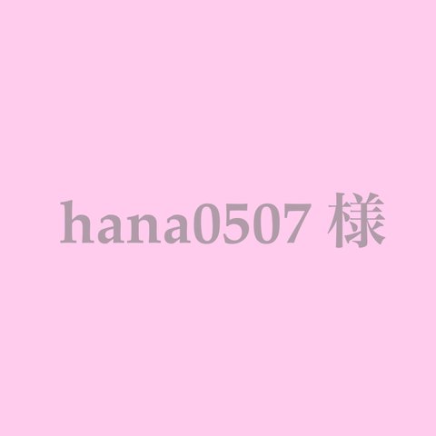 hana0507様専用ケース