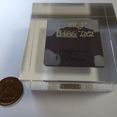 Intel 486DX2 CPU ペーパーウエイト