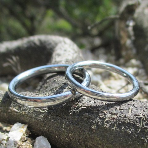 【金属アレルギー対応】 高機能で稀少な金属・ハフニウムの結婚指輪