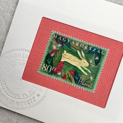 ちいさなartmuseum　hungary stamp