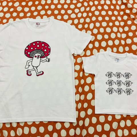 親子Tシャツ◆きのこ(13)