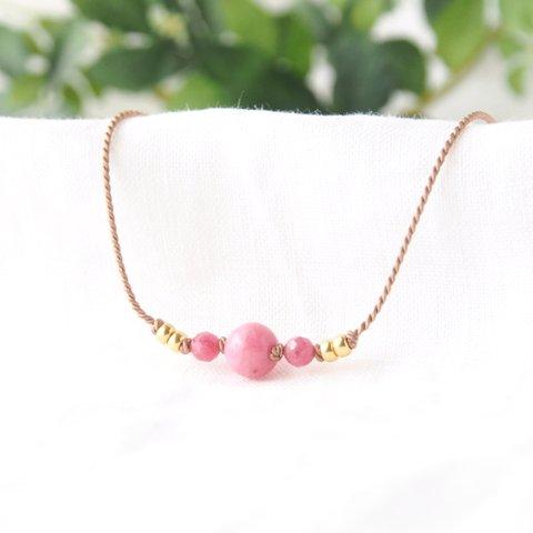 Pink Short Necklace（ロードナイト）