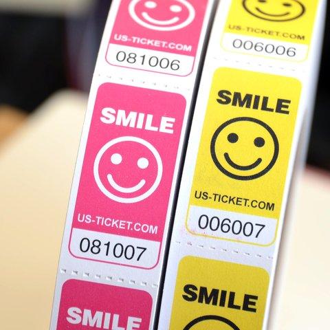 アメリカのチケット Smile*クーポン＊2色セット＊コラージュ*ラッピング