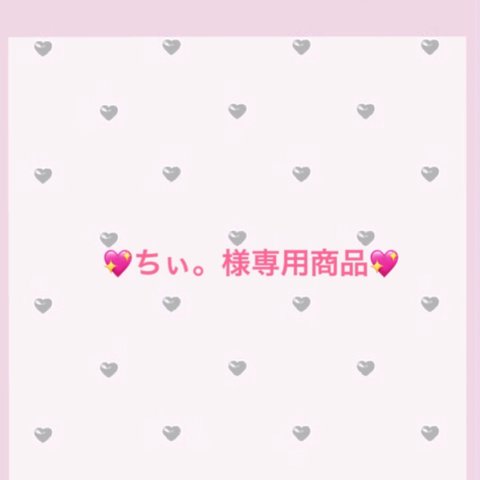 ちぃ。様専用ページになります☺️💖