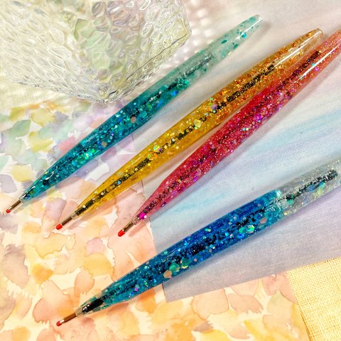 レジン　キラッキラボールペン