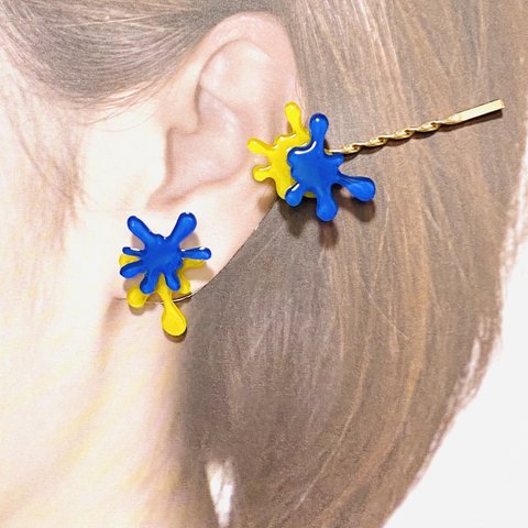 SPLASHシリーズ/ヘアピン2個セット