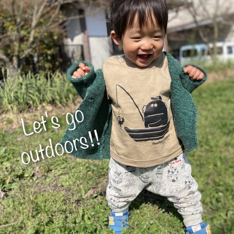 アウトドアTシャツ【kidsから大人までサイズあり】