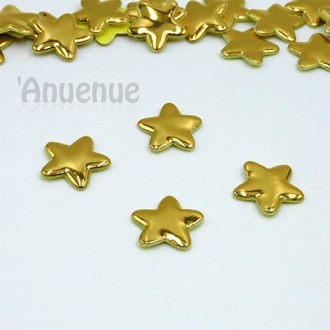 クッションパーツ （Mirror star / Gold ）20mm  10個セット