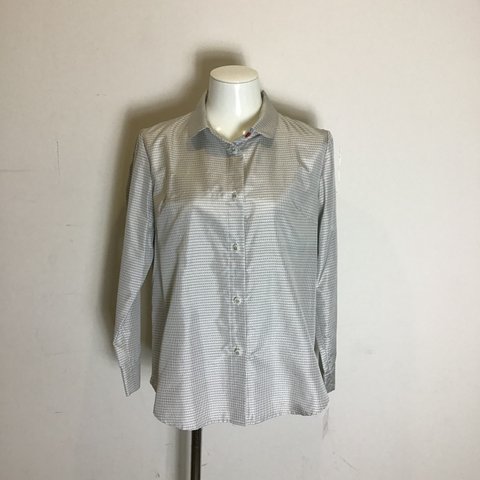 大島紬のシャツ