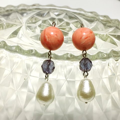 Charmant レディなトリプルイヤリング／ピアス