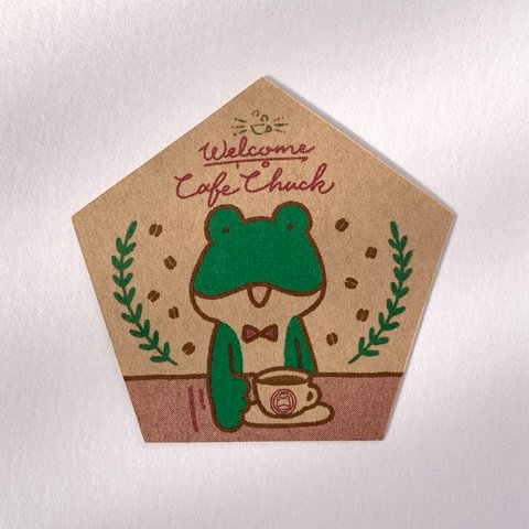 シール ＊ ようこそ、カフェチャックへ！