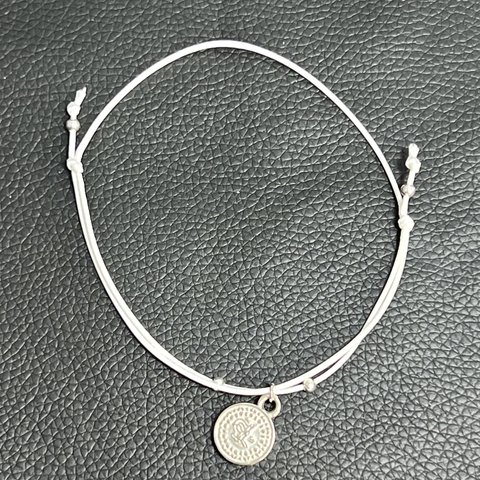 Coin charm anklet