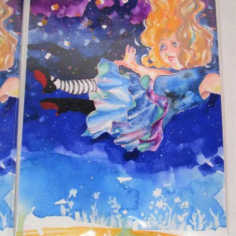 ポストカード『天なる花　宙姫（そらひめ）』Alice Full