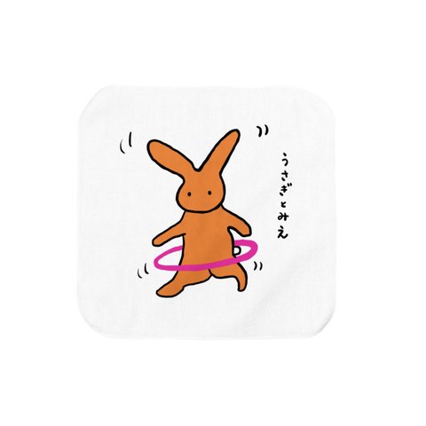 うさぎとみえ🍀フラフープ　タオルハンカチ