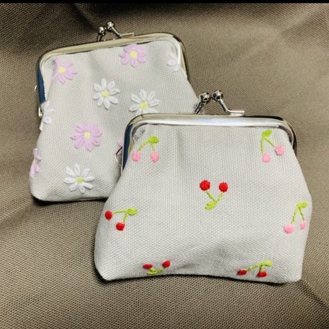 秋のがま口財布♡♡