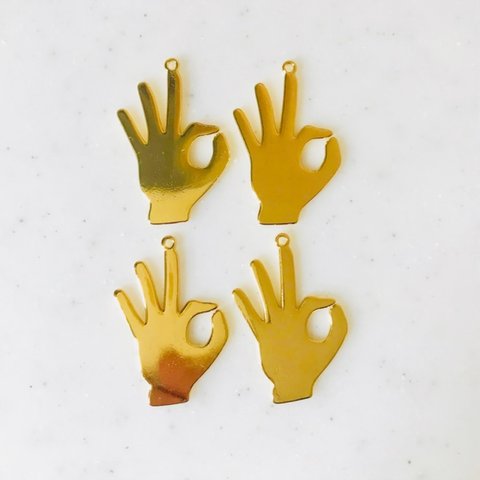 Grossy Gold OK Hand Sign Parts