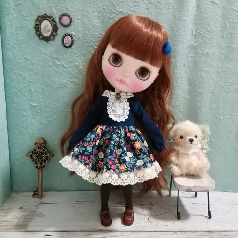 ブライスアウトフィットセット 🍎23(ネイビー) ※blythe