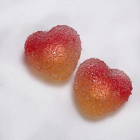 【キャンディグミスイーツ】 グミのPOPなお菓子 ピアス  ストロベリーアップル🍓🍎