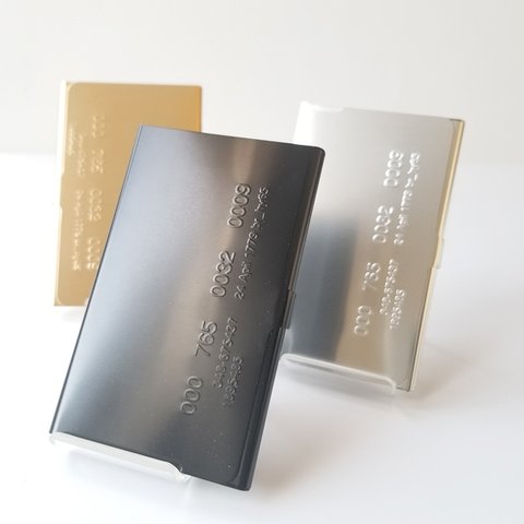 【カードケース】　クレジットカードスタイル・≪アルミ製≫・（名刺ケース）