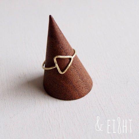 【再販】- Brass - Triangle Ring