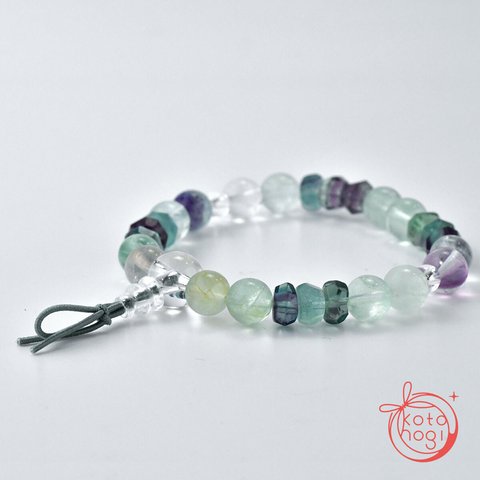 お守り ブレスレット フローライト[omamori bracelet fluorite]