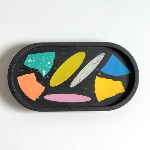 terrazzo oval tray