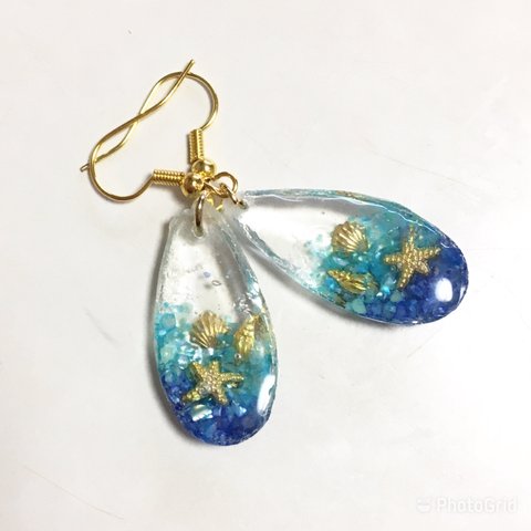 ♡数量限定♡レジン ピアス イヤリング 夏祭り 浴衣 ママ友会 髪飾り