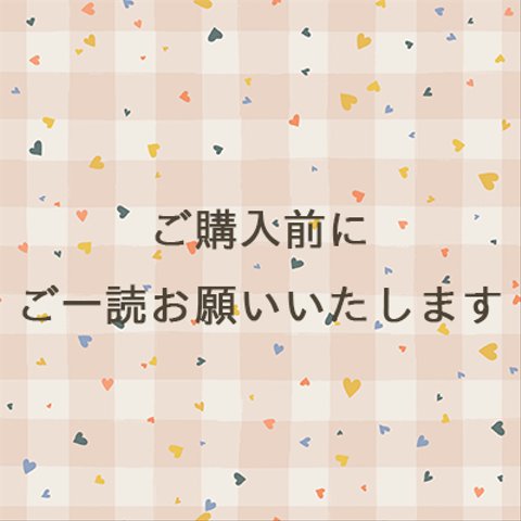 ご購入前にご一読お願いいたします