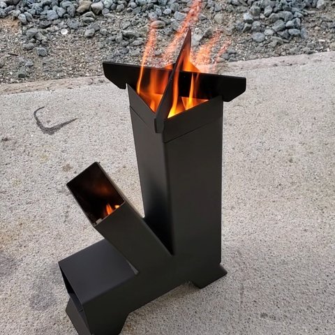 ロケットストーブ キャンプ アウトドア 焚火 コンロ ストーブ 暖炉