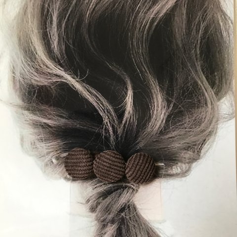 littleくるみボタンヘアゴム