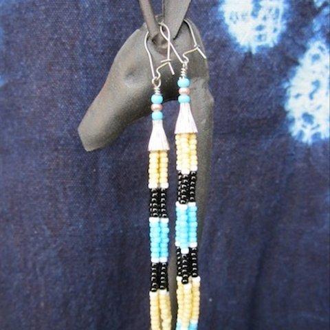 Tassel Beads Earring./B