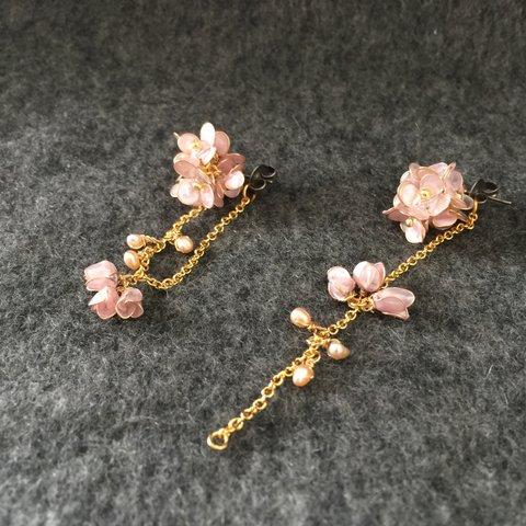 〜 Pink Bouquet 〜 5way【ディップアート】桜 カラー