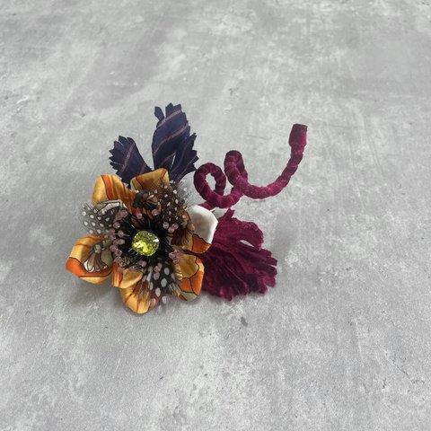 VINTAGE ANEMONE CORSAGE ＃０１６