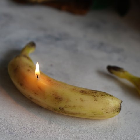 バナナのキャンドル