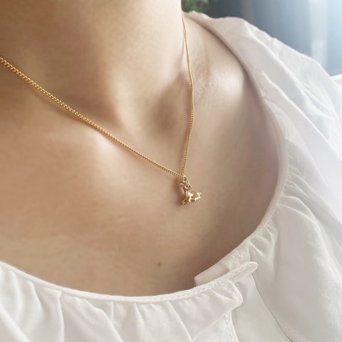 【YouTuber鹿の間さんが可愛いと言った！！鹿チャームネックレス】Bambi necklace 