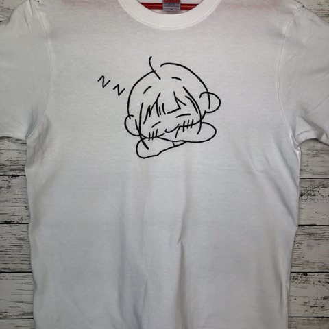 Tシャツ　うたた寝　男女兼用　Ｍサイズ