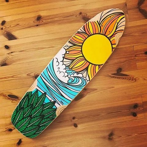 Skate Board Paint (Sunshine)