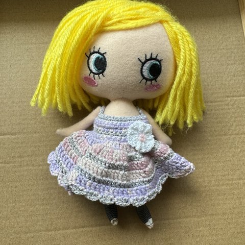 イーマリーちゃん 服 キラキラパープル ワンピース