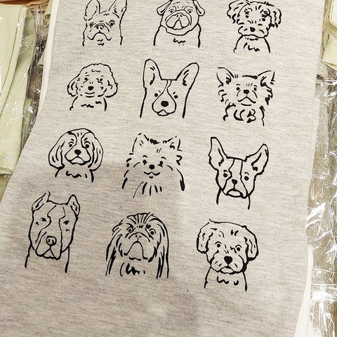 犬種いろいろ　Tシャツ　