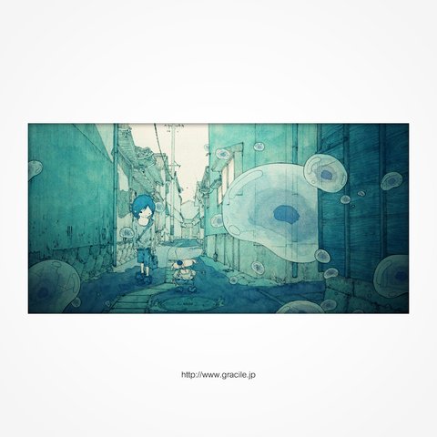 オリジナルポストカード「家路」